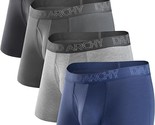 DAVID ARCHY Mens Underwear Boxer Briefs Soft Moisture-Wicking 4 Pack siz... - $22.72