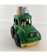 Mega Bloks John Deere Tractor Figure Building Toddler Toy Farm Vehicle B... - $53.72 CAD