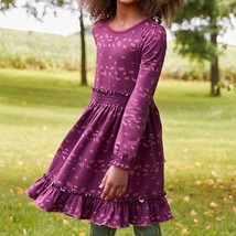 Matilda Jane Apple Cider Lap Dress Cotton Size 8 Girls - £18.87 GBP