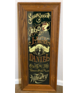 Vtg Jack Daniels Green Mirror - Sippin Smooth - Tennessee Sour Mash - 14... - $165.00