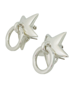 Tiffany &amp; Co Vintage Star Door-knocker Star Earrings Statement Piece - £278.15 GBP