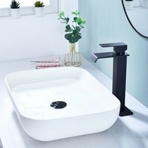 Waterfall Spout Bathroom Faucet,Single Handle Bathroom Vanity Sink Faucet - £67.73 GBP