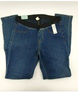 Old Navy Maternity Size 8 Regular Skinny Ultra Stretch Jeans Dark Blue B21 - $23.22 CAD