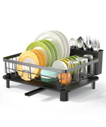 Dish Rack for Kitchen Counter, Anti-Rusty Stainless Steel Dish Drainer w... - £69.01 GBP