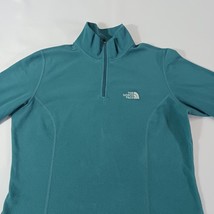 The North Face Women's TKA 100 Lightweight 1/4 Zip Pullover Green Sweatshirt S image 10