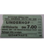 Vintage Linderhof Ticket - $37.22 MXN