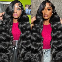 13X4 Lace Front Wigs Human Hair Body Wave 180% Density Body Wave Glueless Wigs H - £37.94 GBP