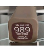 NEW L&#39;OREAL COLOUR RICHIE-LIPSTICK BERRY EXTREME #989 - €4,09 EUR