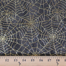 Reversible Gold Silver Metallic Spiderweb Soft Netting by the Yard - D179.04 - £5.46 GBP