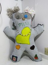 Under the Sea 18&quot; Tall Upcycled Repurposed Work shirt VooDoo Doll QuakerMaid - £13.39 GBP