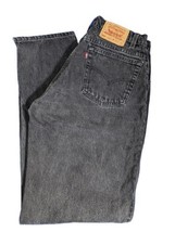 VTG 90&#39;s Levis 560 Jeans Mens Size 33x34 Loose Fit Tapered Black Actual 31X32.5 - £34.84 GBP