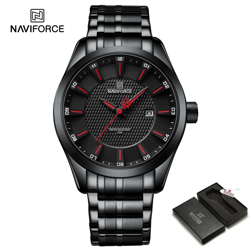 Simple Casual Men&#39;s Watch Waterproof High Quality Male Stainless Steel Band Qua - £30.28 GBP