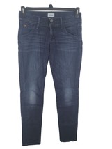 Hudson Jeans 26 Womens Low Rise Skinny Leg Dark Wash Blue Pockets Causal Bottoms - £33.64 GBP