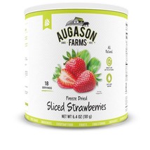 Augason Farms Freeze Dried Sliced Strawberries  #10 Cans, Long Term Food 30 Year - £29.50 GBP