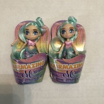 Lot of 2 HAIRMAZING Mermaid Mini Dolls with blue hair. Brand New! - £6.71 GBP