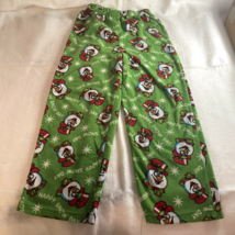 Mad Dog Youth Large 10/12 Fleece Pajama Lounge Pants “Let It Snow” Snowman - £7.83 GBP