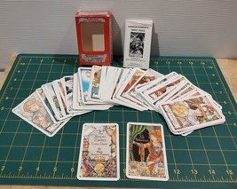 Vintage Hanson-Roberts Tarot Deck COMPLETE 78 Card Set in Box 1984 - $24.06