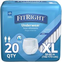 FitRight Ultra Protective Incontinence Underwear, Heavy Absorbency, XL, ... - $23.99