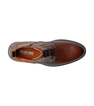 Stacy Adams Thompson Plain Toe Elastic Lace Boot Brown 25730-200 image 5