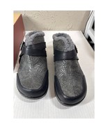 JBU by Jambu Sweden Black Memory Foam Flower Embossed Shoes Clogs Slides... - $717.44 MXN