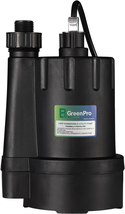 Submersible Utility Pump, 1/4HP Thermoplastic Sump Pump High Flow 2000GPH - Port - £99.65 GBP