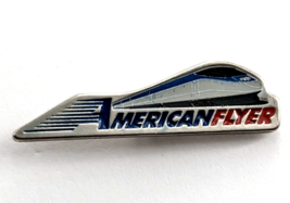 American Flyer High Speed Train Rail Silver Tone Pin Transportation Blue Red... - £9.77 GBP