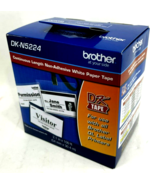 Brother - DKN5224 - Black on White Non-Adhesive Continuous Length Paper ... - £22.77 GBP