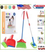 Interactive 4-Piece Toy Cleaning Set for Kids - Broom &amp; Mop Included! - $664.49 MXN