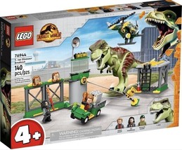 LEGO 76944 Jurassic World T. Rex Dinosaur Breakout 140 Pieces NEW (Damaged Box) - £30.85 GBP