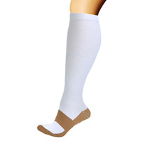 Miracle Copper Compression Socks, White - Large/Extra Large - £4.66 GBP