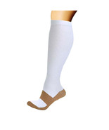 Miracle Copper Compression Socks, White - Large/Extra Large - £4.65 GBP