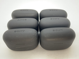 Sony WF-LS900N/B Wireless Charging Cases Black #20 - Lot Of Six (6) - For Parts - £45.48 GBP