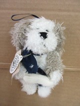 NOS Boyds Bears Biscuit B Beggar 56250 Angel Puppy Hanging Plush Ornament B63 Q - £21.05 GBP