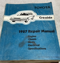 1987 TOYOTA CRESSIDA Service Shop Workshop Repair Manual OEM WORN DAMAGE... - $60.65