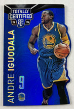 2014 Totally Certified #16 Andre Iguodala Platinum Mirror Blue Diecut #27/74 - $29.69