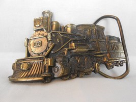 Vintage Railroad Locomotive Belt Buckle The Great American Buckle Co 1981 - $9.50