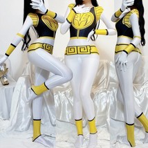 Women Costume Bodysuit Without Hood Zentai Unitard Gloves Jumpsuit COS Halloween - £19.52 GBP+
