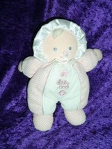Prestige Thermal Pink Elephant Satin Ruffle Bonnet Baby Girl Doll Cloth ... - $44.54