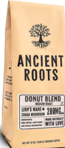 Ancient Roots Donut Shop Mushroom Coffee -Ground with Benefits of Mushro... - £13.82 GBP