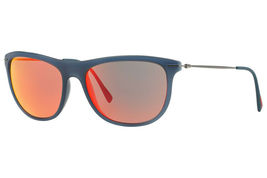 Prada Linea Rossa PS01PS Blue/Red Square Unisex Sunglasses - £150.23 GBP