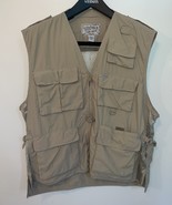 VTG Weekender Safari Vest Photographer Hunting Utility Adventure Mens 2XL - $33.85 CAD