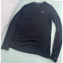 Outdoor Research Men Base Layer Shirt Black Long Sleeve Medium M - $29.67