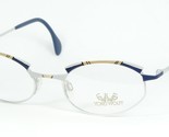 YOKO WOLFF Millenium 1 05 Silber/Blau / Sand Gold Brille 50-20-140mm - $86.23