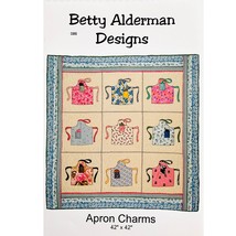 Apron Charms Quilt PATTERN 086 by Betty Alderman Design Machine or Hand Applique - £7.90 GBP
