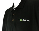 NVIDIA Tech Employee Uniform Polo Shirt Black Size M Medium NEW - £20.30 GBP
