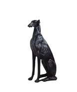 75cm Large Life Size Greyhound Resin Dog Statue Living Room Decoration - £262.98 GBP