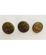 WWII Canada Navy Anchor Brass Uniform Buttons E. Stillwell &amp; Sons (Lot o... - $175.50 CAD