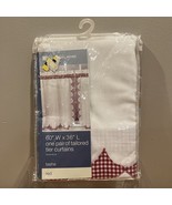 Essential Home by KMart Red Checked Tier Curtains Scalloped Tailored NOS... - €21,41 EUR Essential Home by KMart Red Checked Tier Curtains Scalloped Tailored NOS... - €21,41 EUR