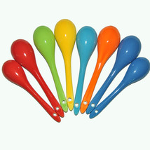 5pcs/set Colour Porcelain Coffee Tea Spoon Spoons For Cup Mug Sugar Ice Cream - £6.37 GBP