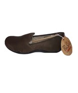 New Ahnu Women&#39;s Slip-On Comfort Leather Loafers Size 6.5 Brown - $49.12 CAD